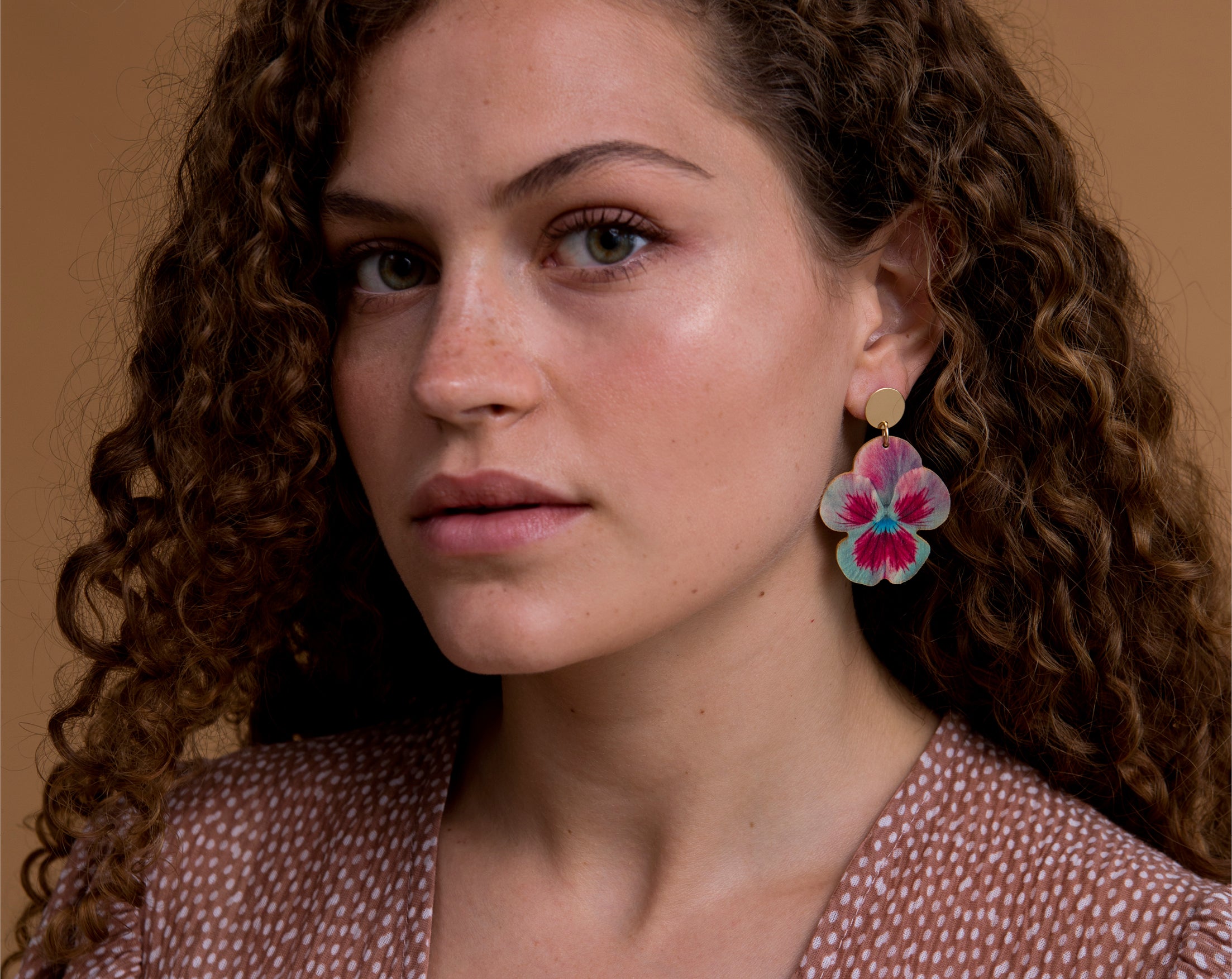 Buy Online Premium Quality Plant Earrings For Plant Lover - Plant Lady Gift - Happy Orchid Earrings - Hypoallergenic Ecological Earrings - Urban Jungle Life