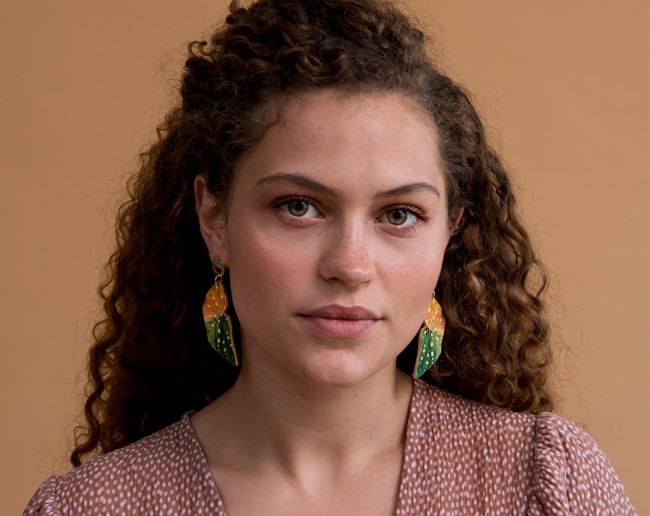 Buy Online Premium Quality Plant Earrings For Plant Lover And Nature Lover - Plant Lady Gift - Begonia Maculata Earrings - Statement Earrings - Hypoallergenic Ecological Earrings, Urban Jungle Life lt text