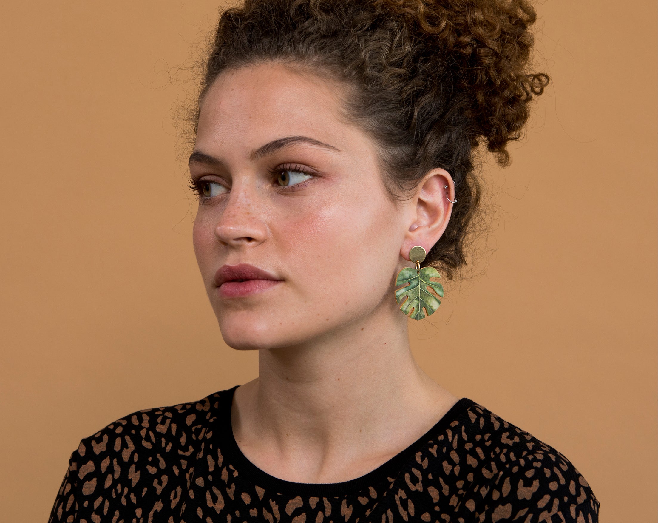 Buy Online Premium Quality Plant Earrings For Plant Lover - Plant Lady Earrings - Monstera Leaf Earrings - Urban Jungle Life