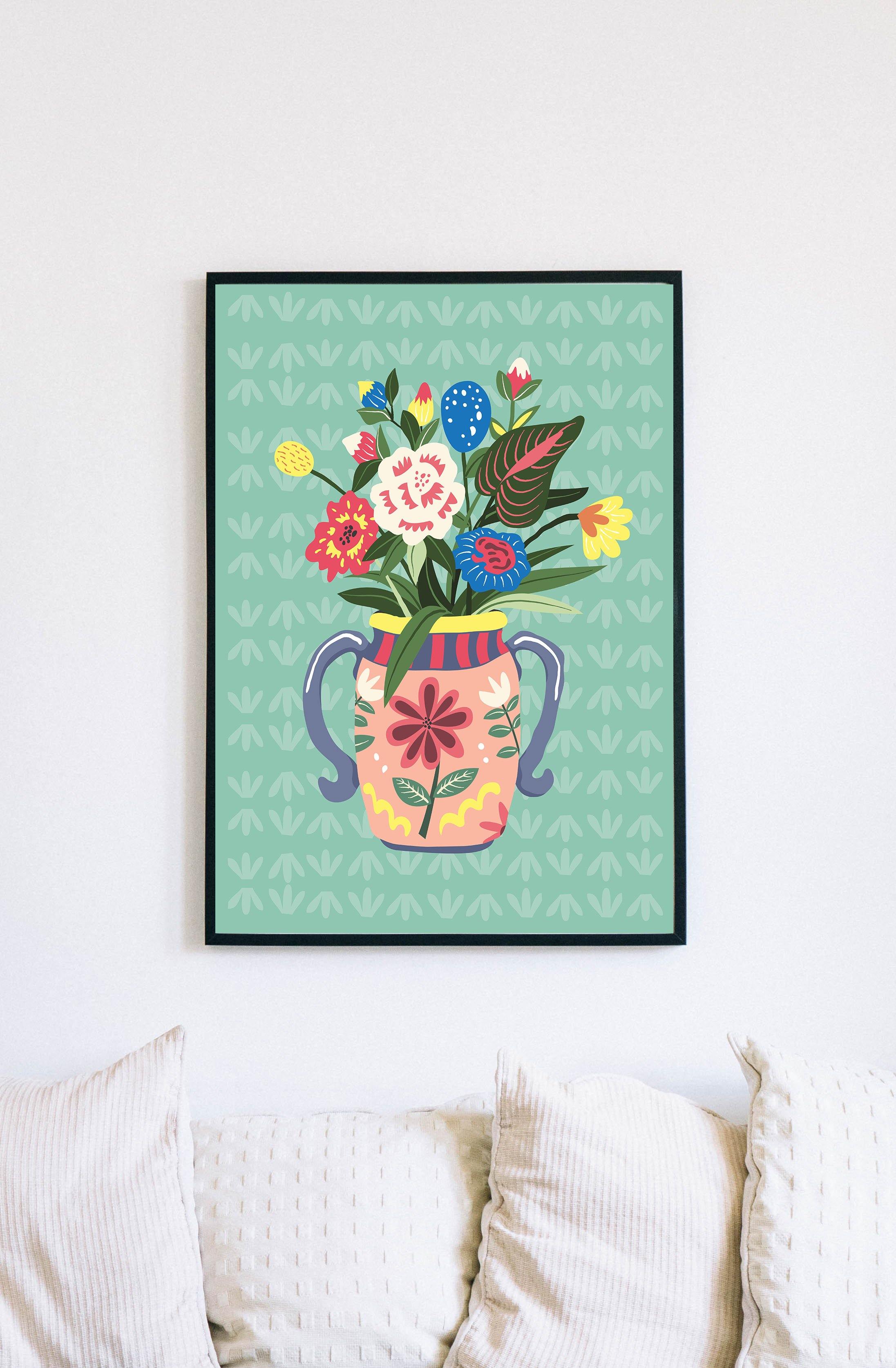 Buy online Premium Quality Vintage Flowers Art Print - Urban Jungle Life