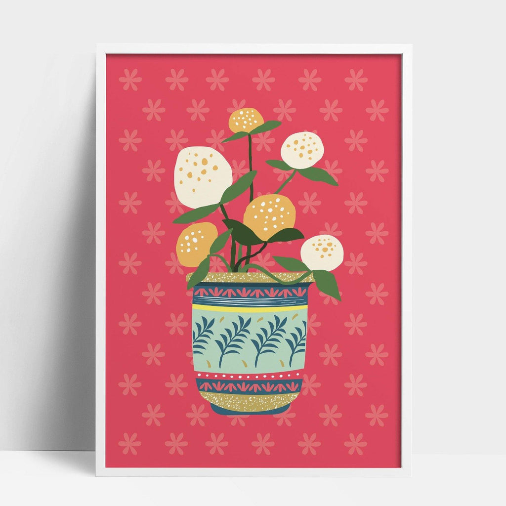Vintage Flowers Art Print - Urban Jungle Life