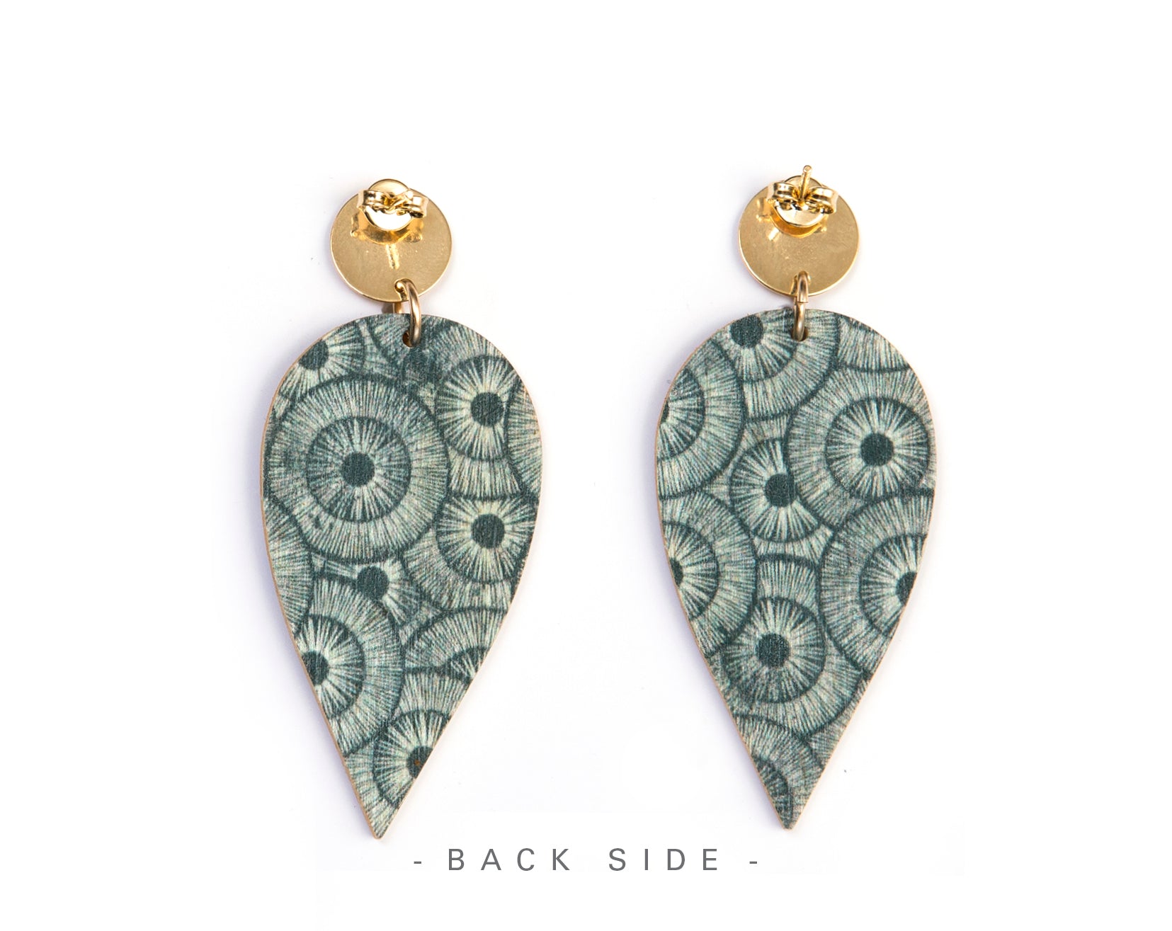 Buy Online Premium Quality Plant Earrings For Plant Lover - Plant Lady Gift - Watercolor Leaf Earrings, Urban Jungle Life