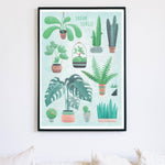 Buy online Premium Quality House Plants Art Print - Urban Jungle Life