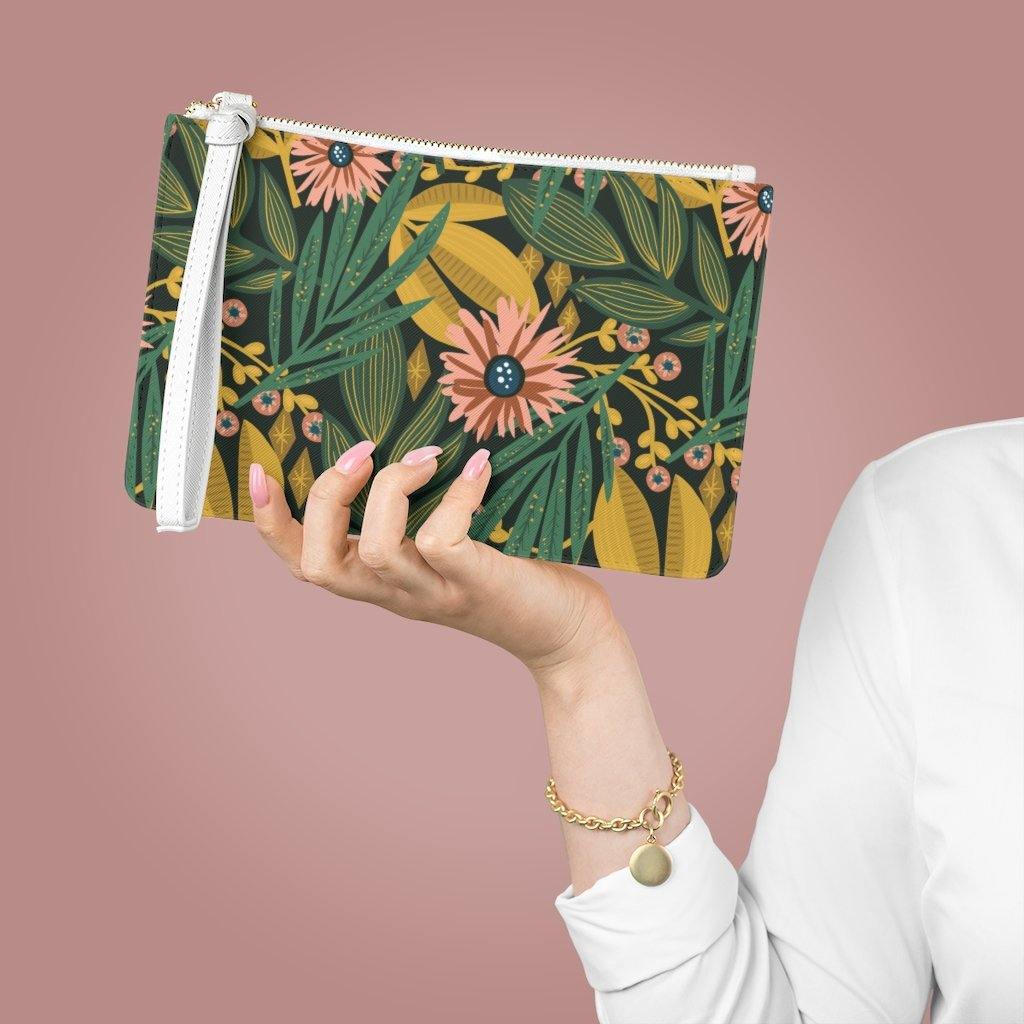 Boho-Chic Flowers Clutch Bag - Urban Jungle Life