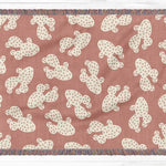 Cactus Pattern Cotton Woven Blanket - Urban Jungle Life