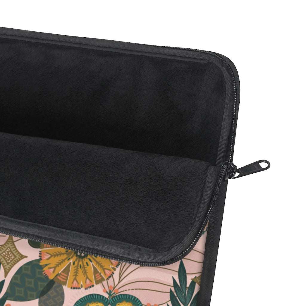 Buy online Premium Quality Boho Chic Floral Laptop Sleeve - Urban Jungle Life
