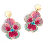 Buy Online Premium Quality Plant Earrings For Plant Lover - Plant Lady Gift - Happy Orchid Earrings - Hypoallergenic Ecological Earrings - Urban Jungle Life