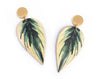Buy Online Premium Quality Plant Earrings For Plant Lover And Nature Lovers - Plant Lady Gift - Watercolor Leaf Earrings, Hypoallergenic Ecological Earrings, Urban Jungle Life